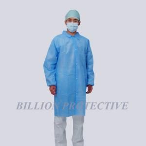 Disposable Non Woven Lab Coat Hospital Coat