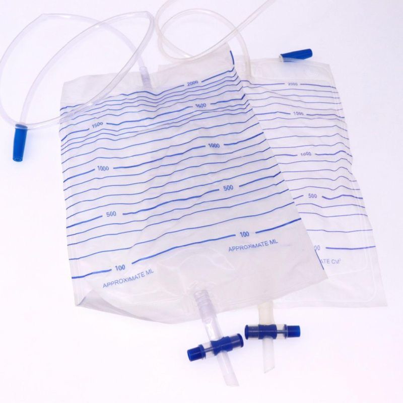 Urine Bag Medical Collector Bag Urine Drainage Bag 2000ml