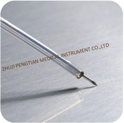 Single Use Sclerotherapy Injection Needle Spring Inside&Metal Head with Ce Marked