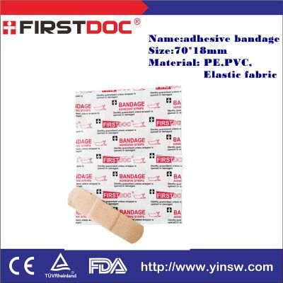 Medical Supply 70*18mm Adhesive Tape/Wound Plaster/Band-Aid