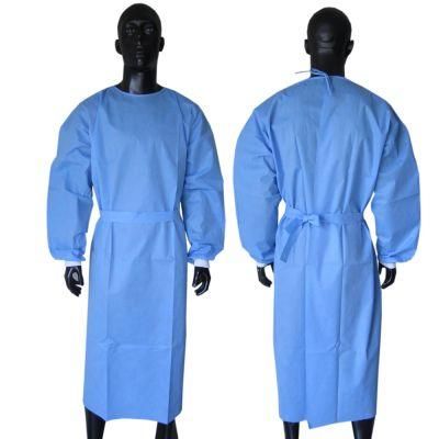 Disposable Hospital Uniform SMS Isolation Gown Surgical Gown