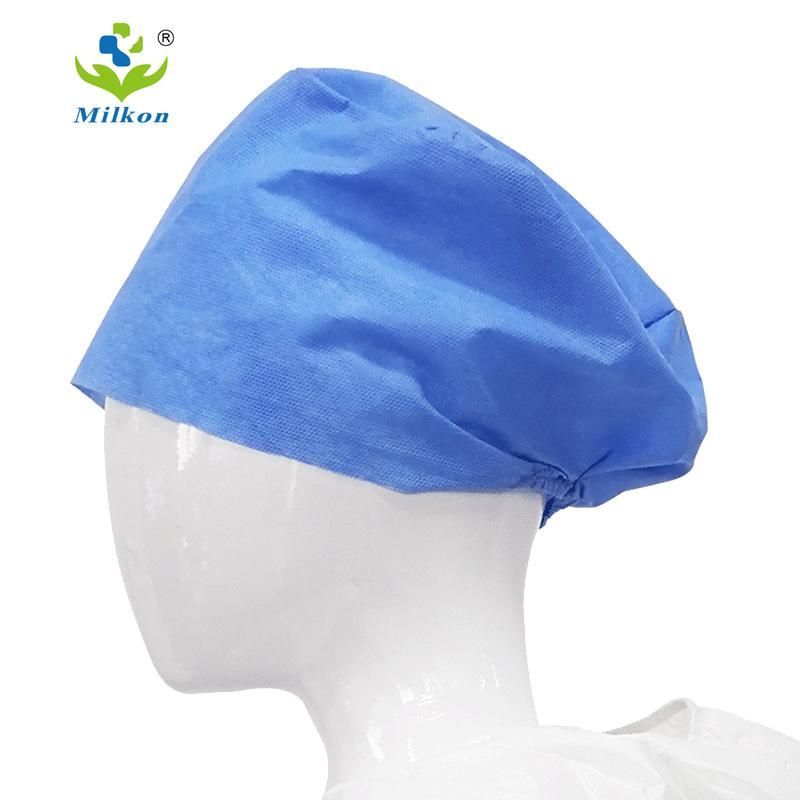 PP Non Woven Disposable Mob Cap/Clip Cap with Promotion