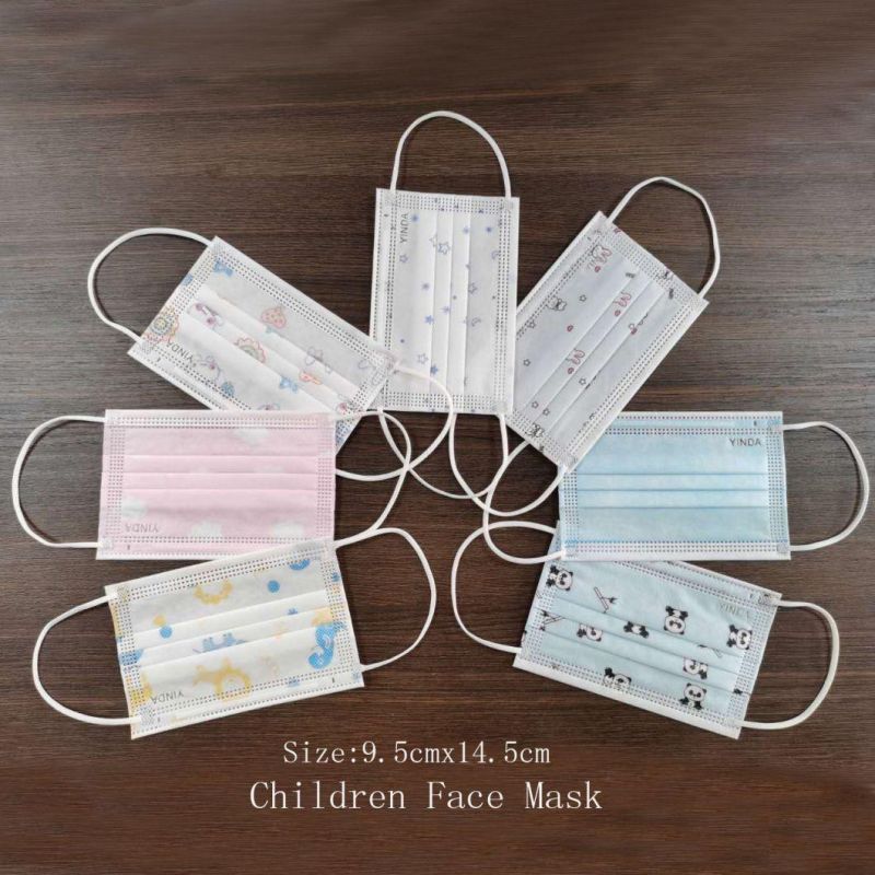 Hot Sale Children Face Mask Cartoon Design
