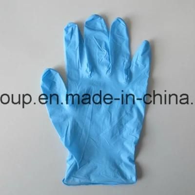 Disposable Powder Free Nitrile Gloves Textured Finger Tips for Medical Checking