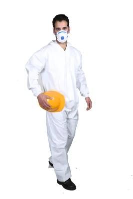 Protective Type 5-6 Microporous Cool Suit Combined with Triangle SMS Coverall