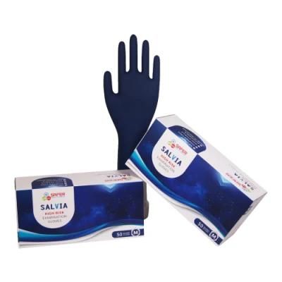 Examination Latex Gloves High Risk Powder Free Disposable Made in Malaysia