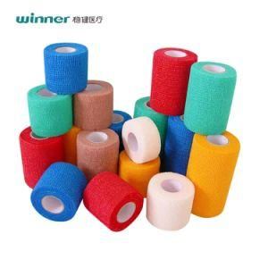 Non-Woven Cohesive Flexible Bandage Compression Tape with Flexible Colored Printed From Winner Medical