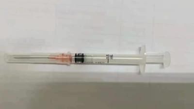 Disposable Sterile Syringe with Needle or W/out Needle CE Approval Luer Lock or Luer Slip Intrag Auto Disable 0.5ml