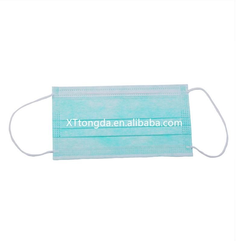 PP 3 Ply Disposable Medical Nonwoven Earloop Face Masks