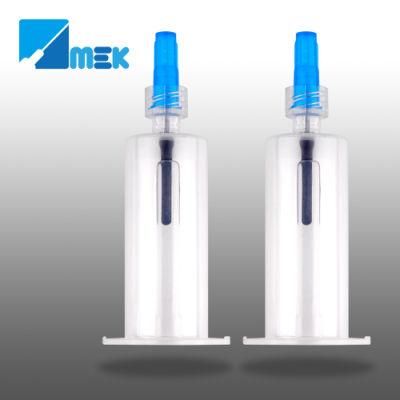 Male Luer Adapter Pre Attached Holder Blood Transfer Device