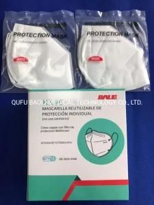 2020 Wholesale 4 Ply Earloop People Face Mask Approved Masques Printed Respirator Disposable Mask