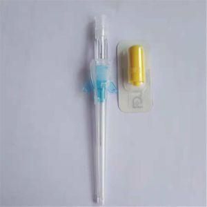 Ce ISO IV Cannula with Wings Without Port Catheter Needle 22g Heparin Cap Stopper