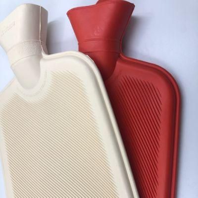 Hot Water Bottle Bag with Cover Medical Natural Rubber Warmer Different Size and Color