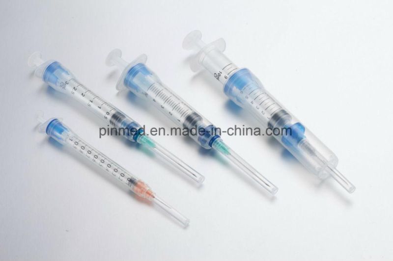 Pinmed Disposable Sliding Sheath Safety Syringe