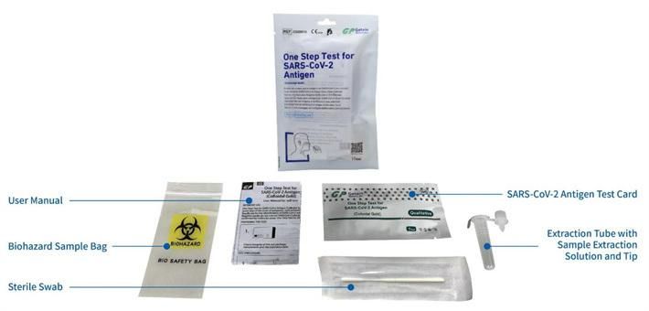 Getein Biotech Test Kit Nasal Swab Cassette One Step Antigen Rapid Test