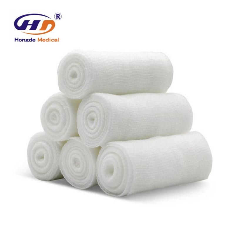 Breathable Soft Elastic Bandage First Aid PBT Bandage for Dressing and Fixing Medical Bandage6OEM Size Breathable Soft Elastic Bandage First Aid PBT