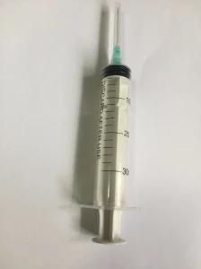 3 Part Disposable Plastic 30ml Syringe with Needle