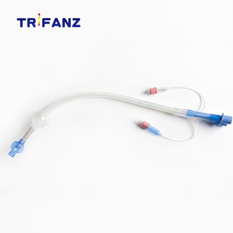 Medical Consumables Silicone 28fr Double Lumen Endobronchial Tube Types