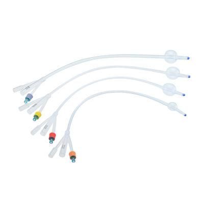Hot Sell 3 Way All Silicone Foley Catheter