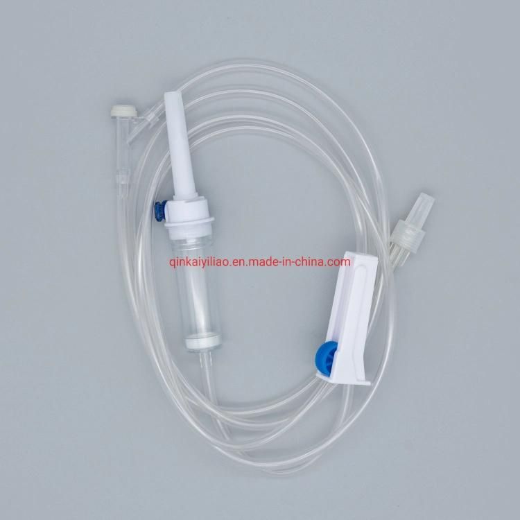 Infusion Set/IV Giving Set with Two Plastic Spikes