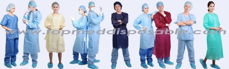 Cheap Medical Hospital Clothing Disposable Nonwoven Patient Gown