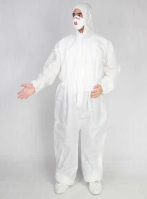Disposable PPE Suit Disposable Type 5/6 SMS Coverall with Hood