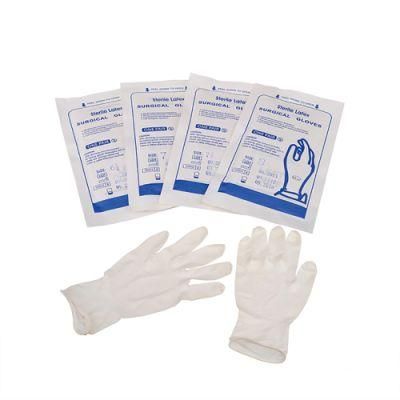 Disposable Medical Latex Gloves Powdered or Powder-Free Sterile Latex Surgical Gloves Powdered with CE and ISO