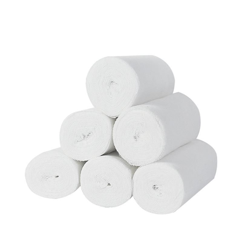 CE and ISO First Aid Medical Supply Absorbent Gauze Bandage for Hospital Use