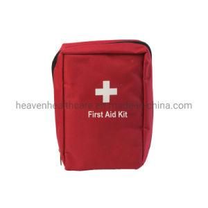 Empty Mini First Aid Emergency Case Red Box Bag for Travel