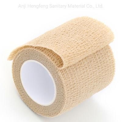 Factory Direct Sale 95% Nonwoven+5% Spandex Veterinary Cohesive Bandages (5cm*4.5m)