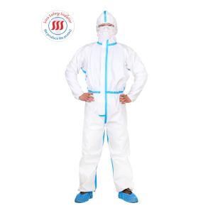 Protective Hospital Medical Protection Disposable Water Proof Anti-Dust Anti-Liquid Coveralls PP/SMS/Sf Film