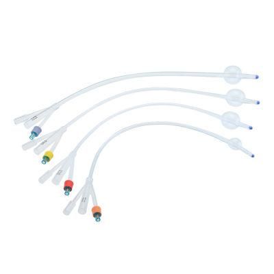 Disposable Single Use All Silicone Foley Catheter with CE FDA