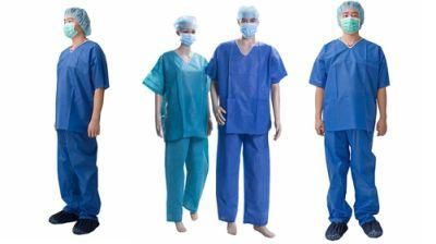 Disposable SMS Scrubs Clothing Suit for Hospital Use Nursing Uniform Surgery Wear