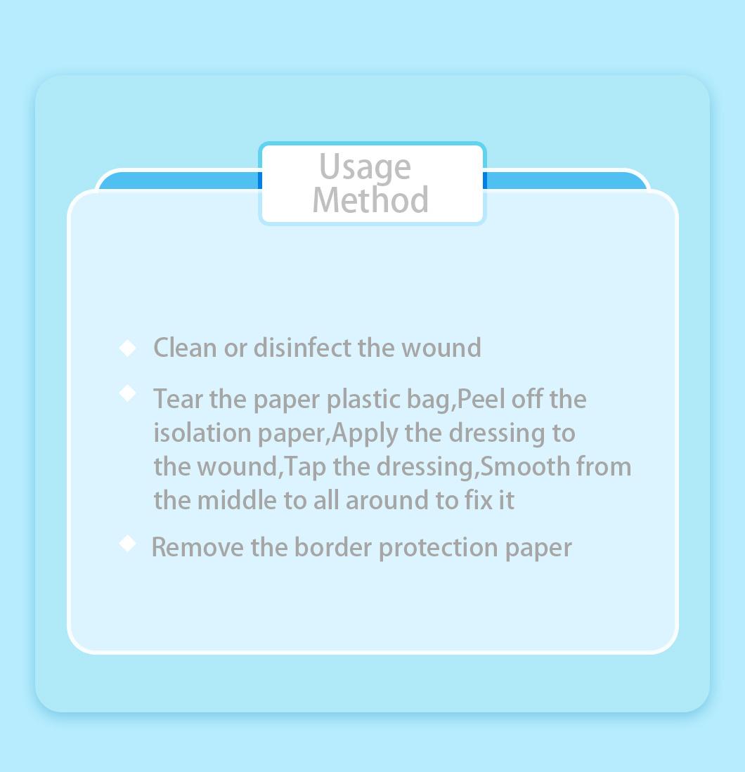 Medical Instrument Hydrocolloid Foam Dressing Wound