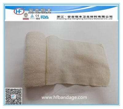 Mdr CE Approved Factory Price Rubber Bandage Elastic Plain Bandage for Hospital