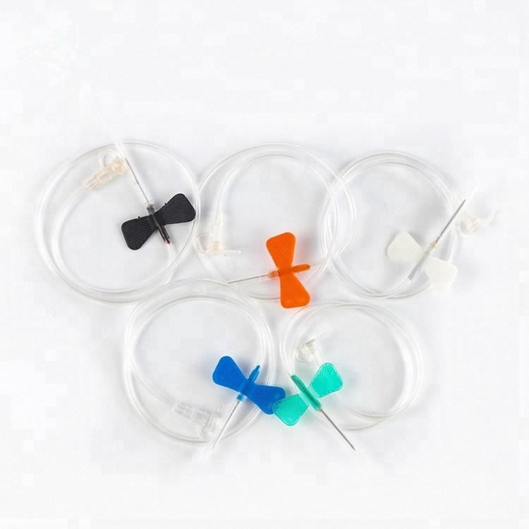 Catheter Soft Scalp Vein Set Needle 23G Prevent Knot