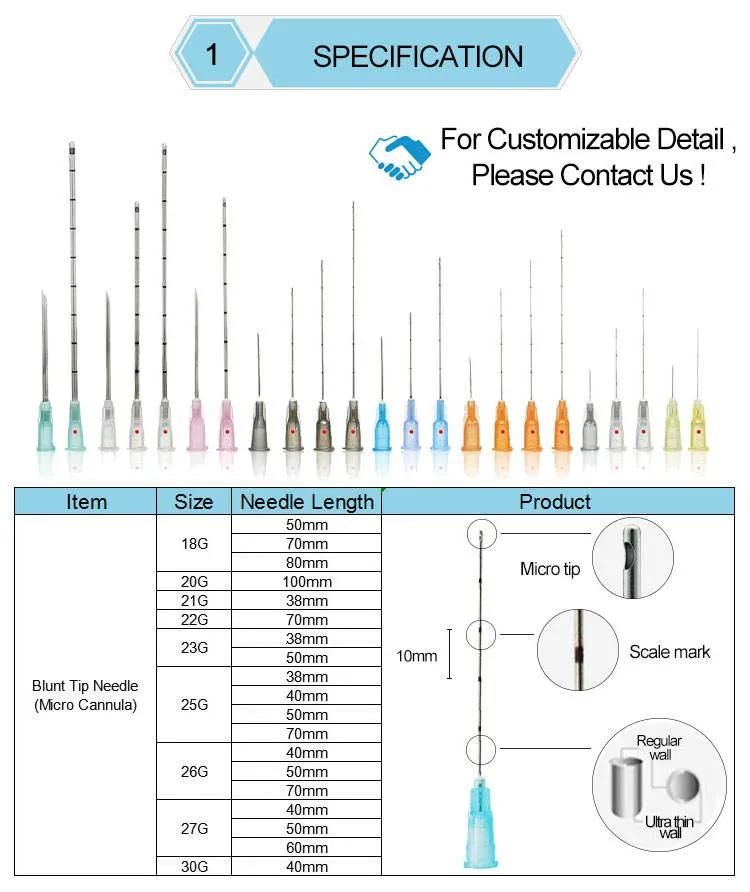China Cannula Manufacturer Made International Standard Disposable Standard Hypodermic Needle