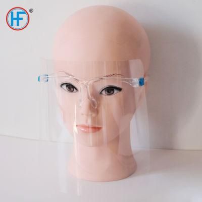 Mdr CE Approved Safety Disposable Clear Plastic Face Shield for Men and Women