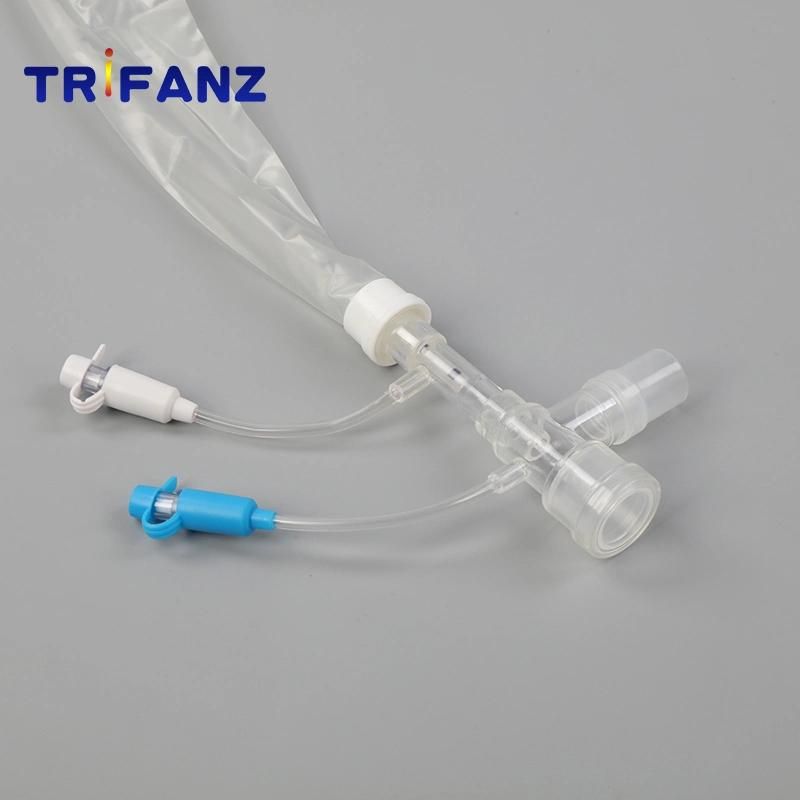 China Medical Supplies Manufacturer OEM Hot Selling Adult Children Closed Suction Tube Closed Suction Catheter Suction System Catheter with 24 Hours &72 Hours