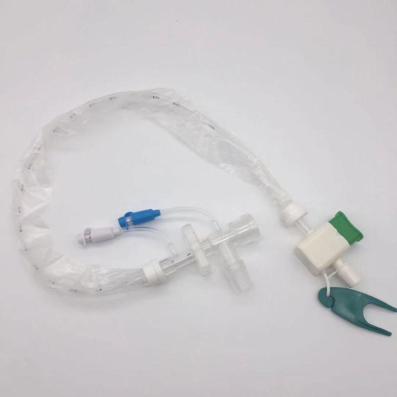 Medical High Quality PVC Closed Suction Catheter 14 Fr