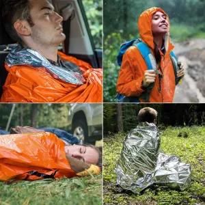 Tear Resistant Emergency Bivvy Sleeping Bag for Outdoor Survival Use