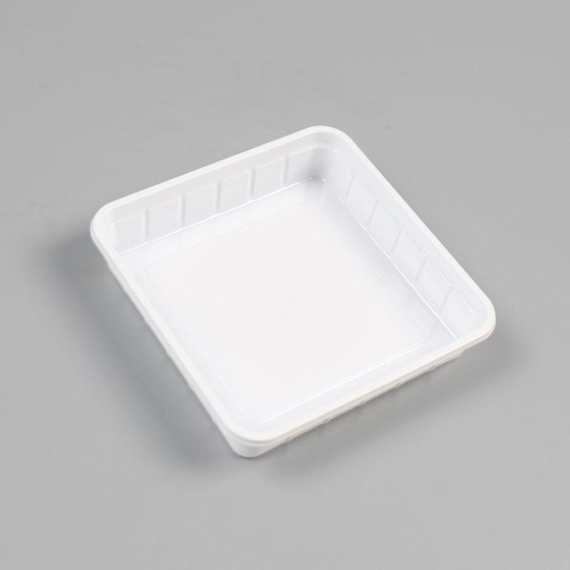 11.5X11.5X2.3 Cm Disposable Plastic Tray for Medical Hospital