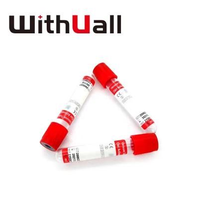 Disposable Venous Red Cap Blood Collection Tube Clot Activator Tube