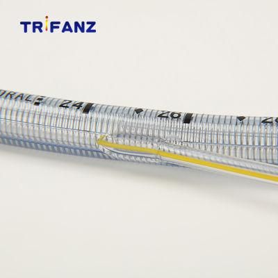 Reinforced PVC Endotracheal Tube with Suction Lumen