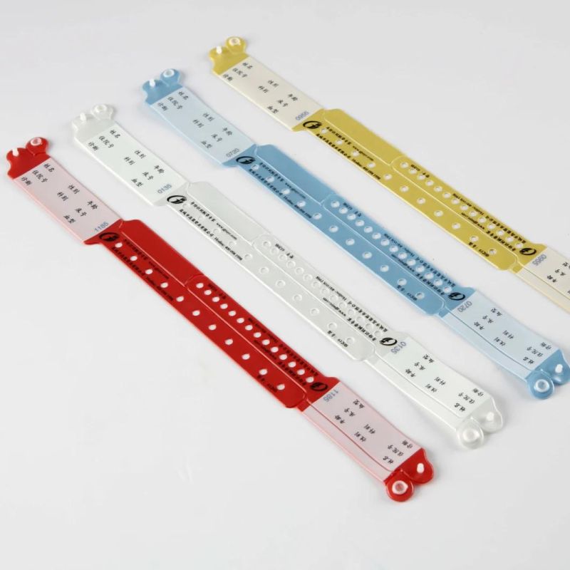 Disposable Hospital Insert Card Waterproof ID Bracelet for Mother and Baby