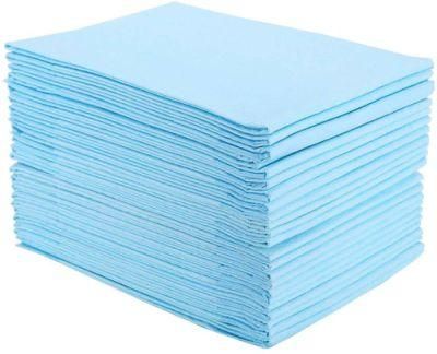 Urine Absorbent Blue Men Free Sample Adult Disposable Bed Incontinence Under PEE Underpad Disposable