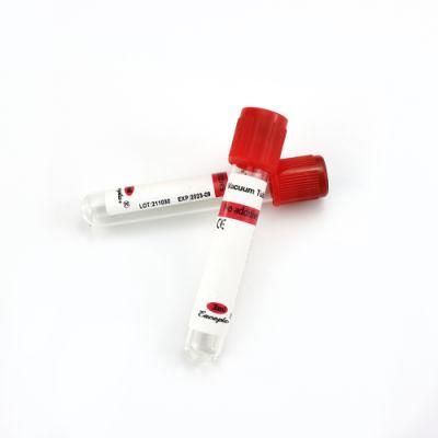 Siny Medical Disposables Glass or Plastic China Disposable Serum Blood Collection Tube