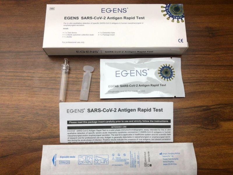HD9 - Egens Nasal Swab Rapid PCR Antigen Self Test