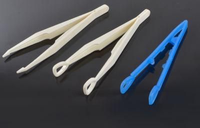 Disposable Medical Plastic Forcep (rounded, pointed)