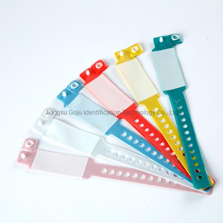 Buttons Medical ID Bands Child Patient Vinyl Medical ID Band